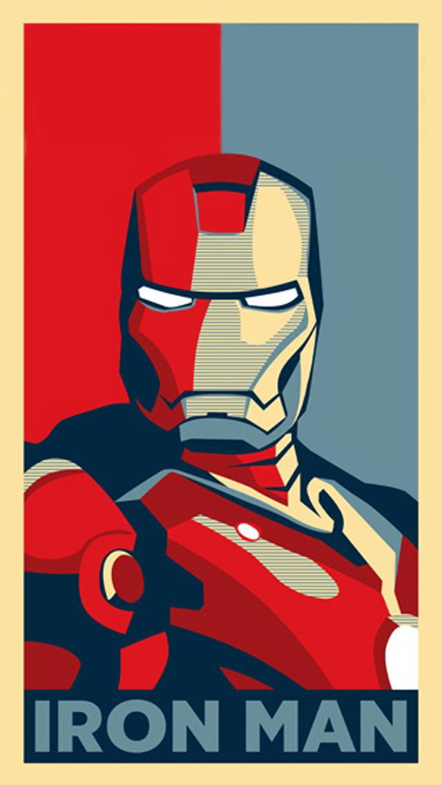 Iron Man Poster iPhone 5 Wallpaper 640x1136