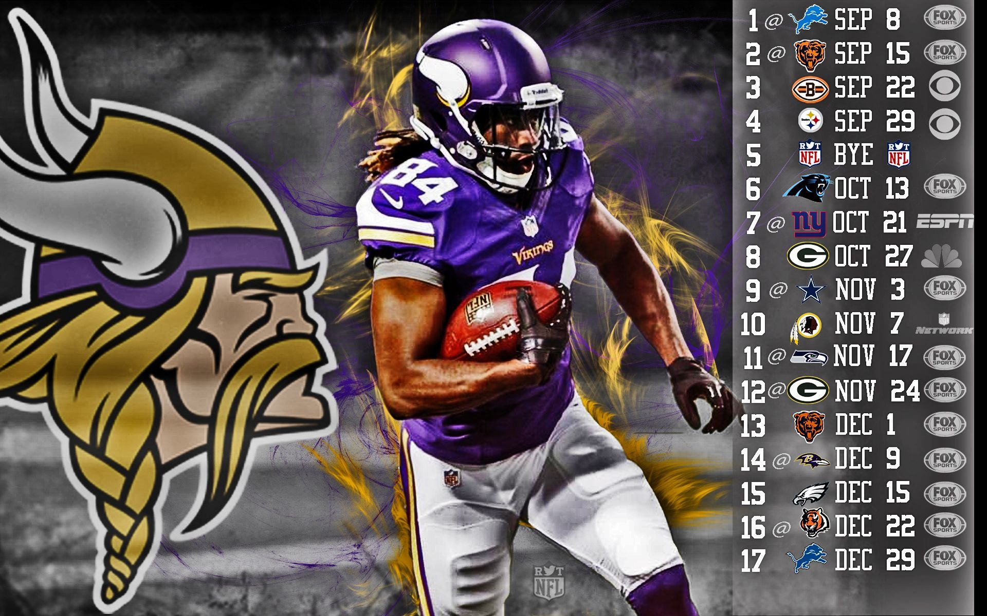 Cordarrelle Patterson – 2013 Vikings Schedule Wallpaper and iPhone ...