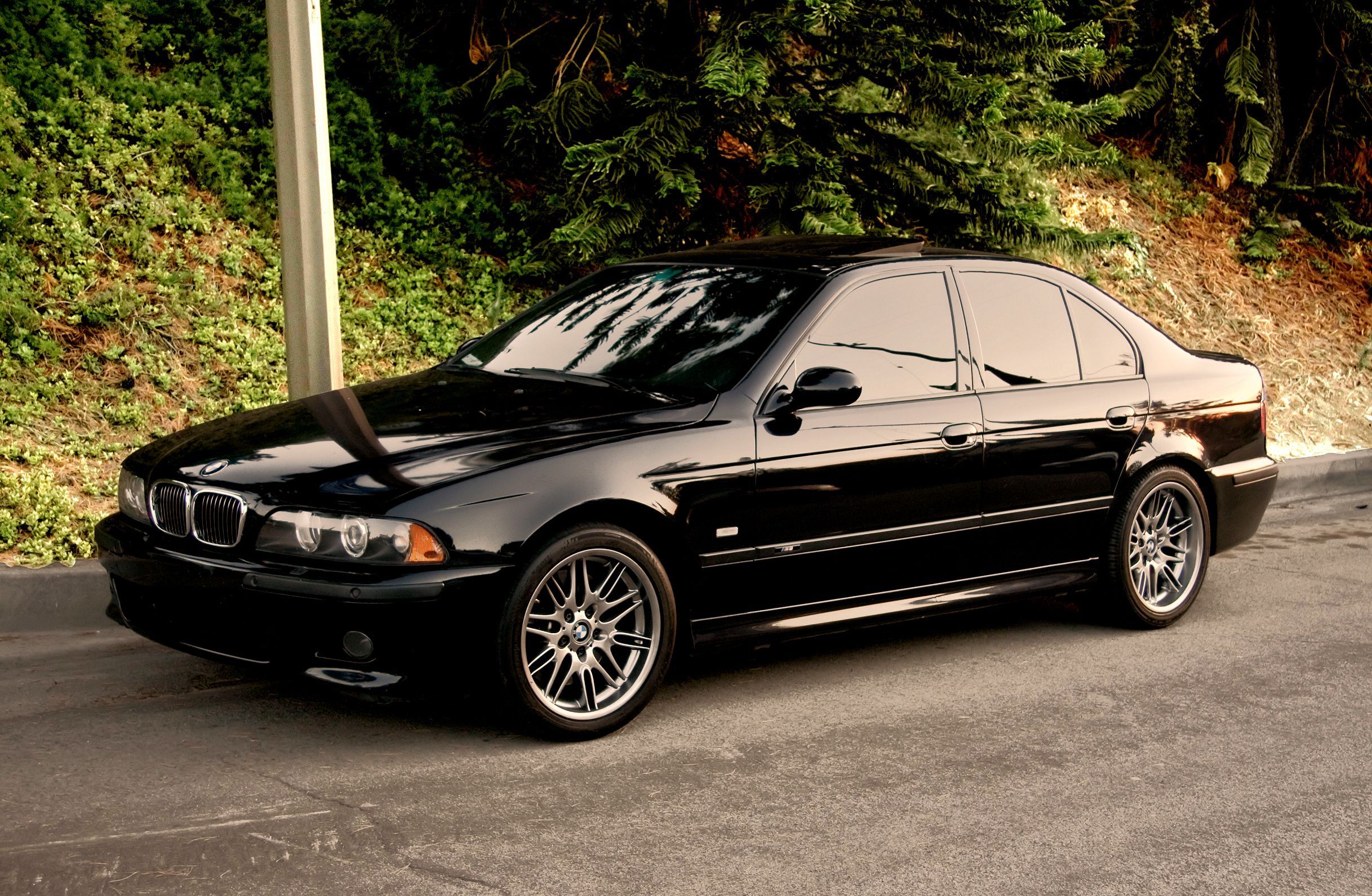 vehicles, cars, black, BMW E39, BMW 5 Series, black cars :: Wallpapers