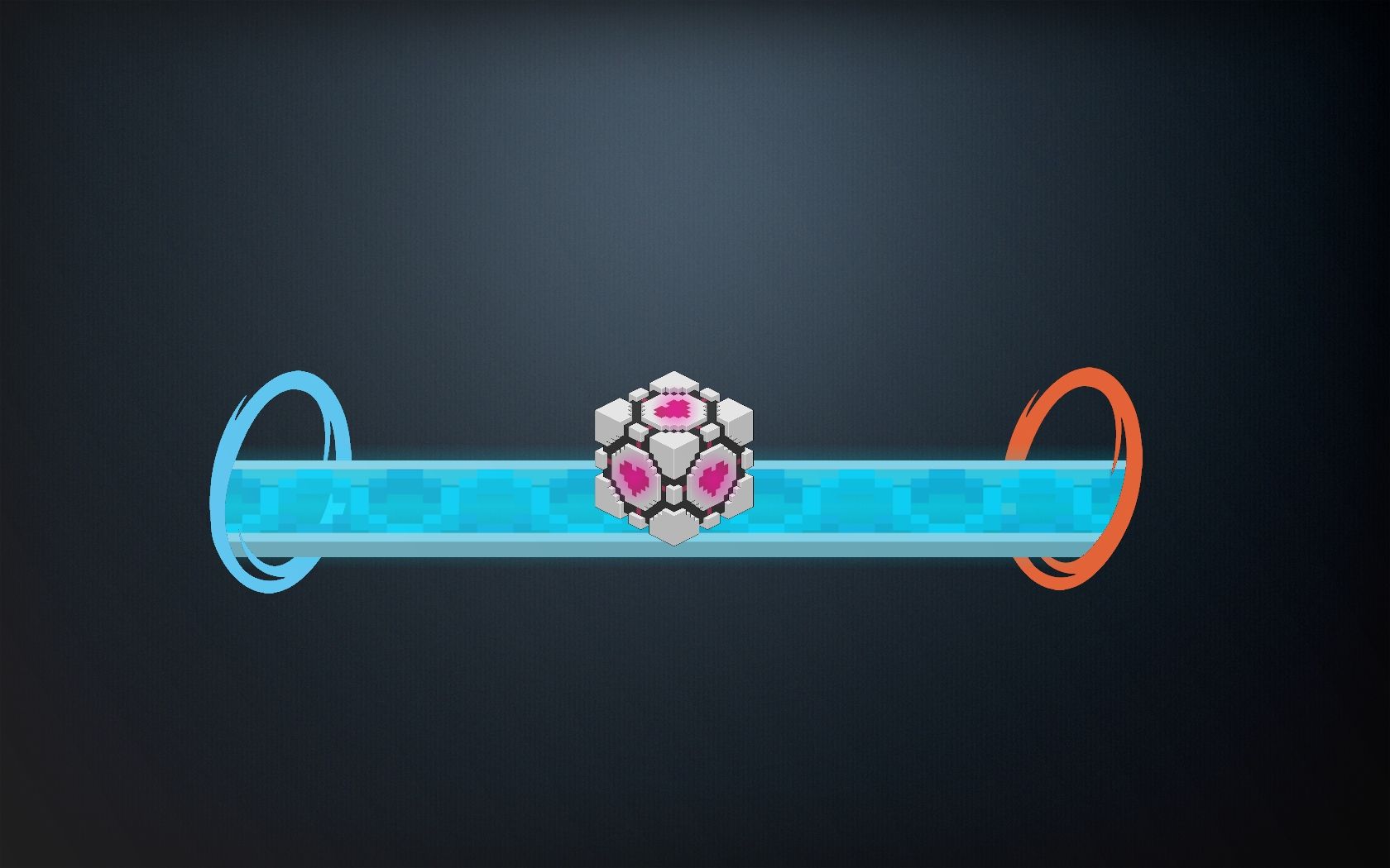 7 Companion Cube HD Wallpapers | Backgrounds - Wallpaper Abyss