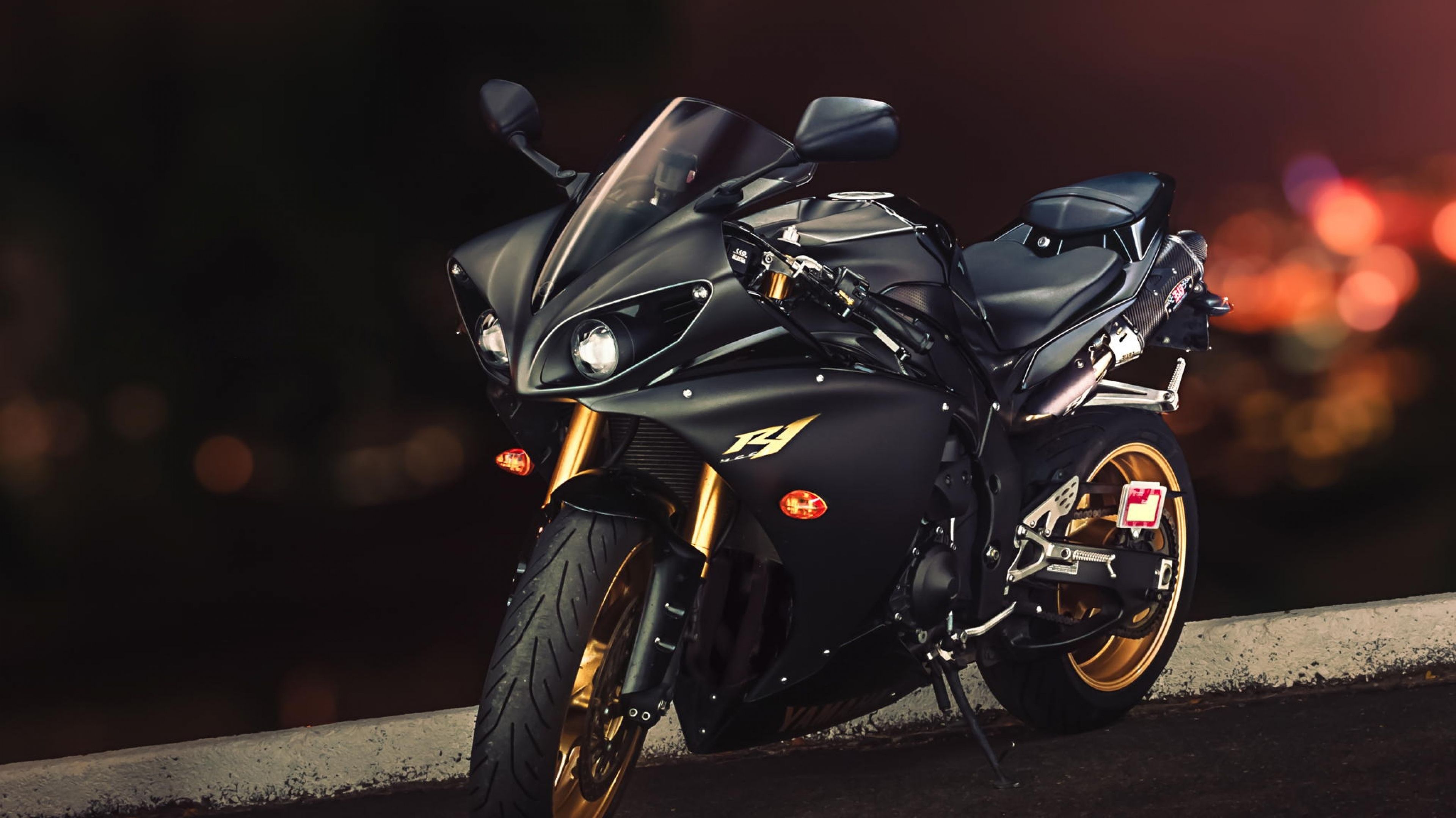 Yamaha Yzf R1 Black Sport Bike Hd Wallpapers Yamaha Yzf R1 Black Sport Bike Hd Wallpapers