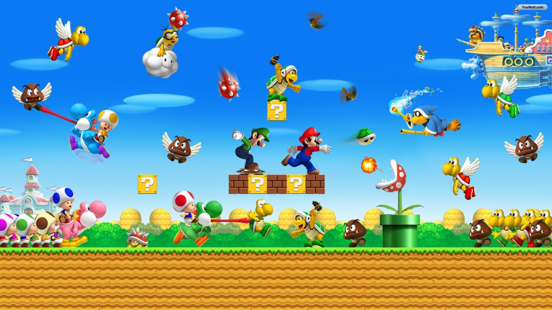 YouWall - Super Mario World Wallpaper - wallpaper,wallpapers,free ...
