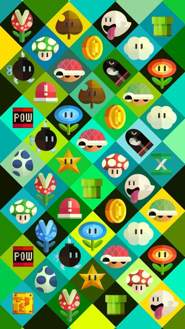 Mario World iPhone 5 wallpaper | w a l l p a p e r | Pinterest ...