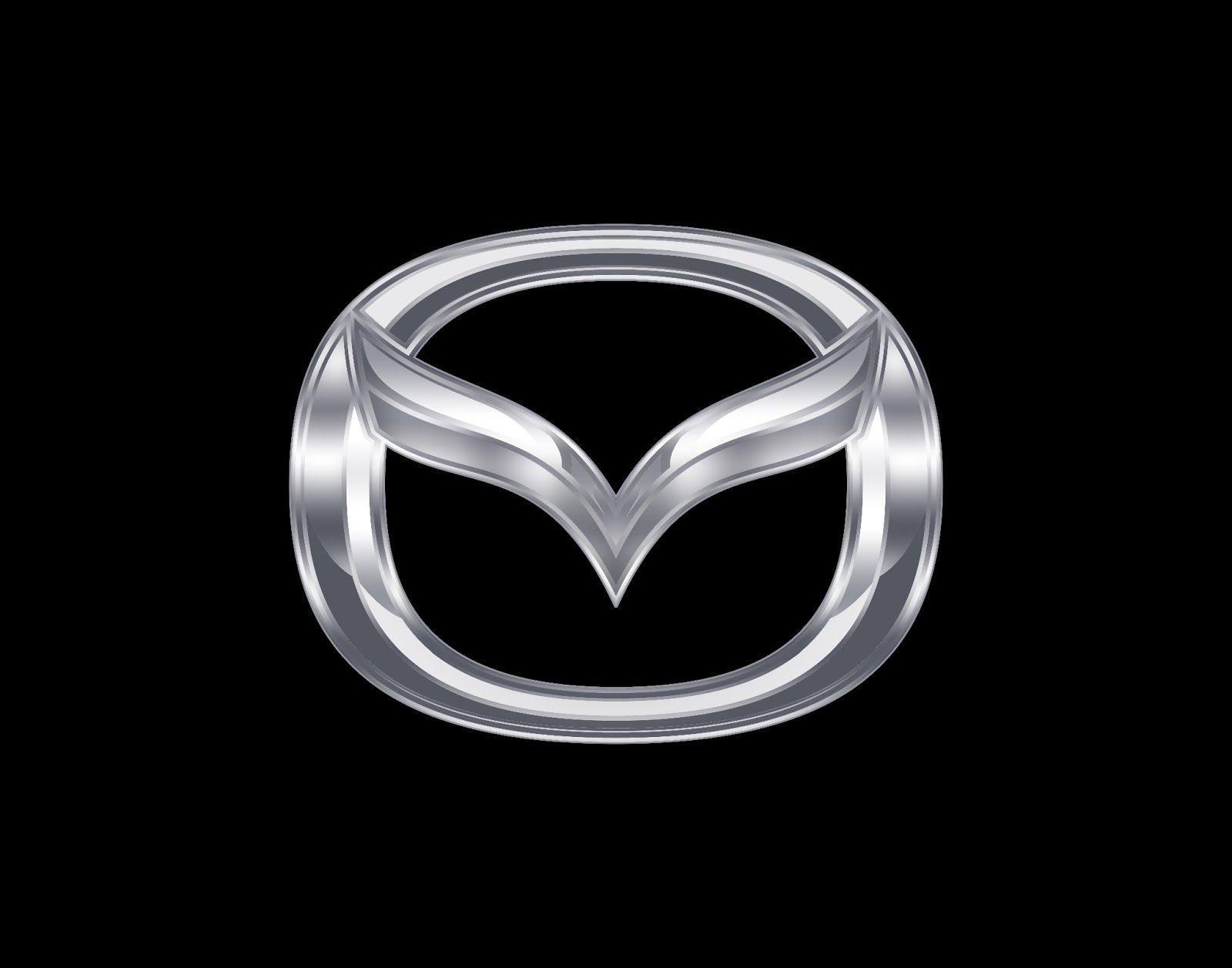 Black Mazda Logo HD Wallpaper | Vector & Designs Wallpapers