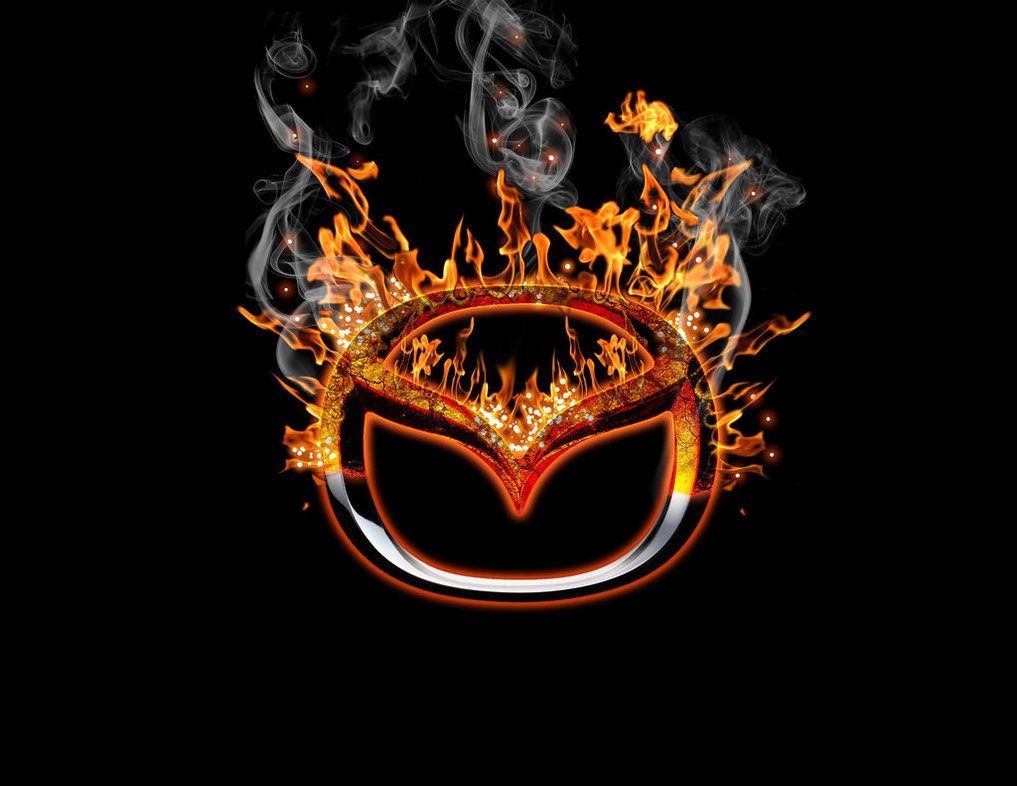 Burning Mazda logo by battosai72 on DeviantArt