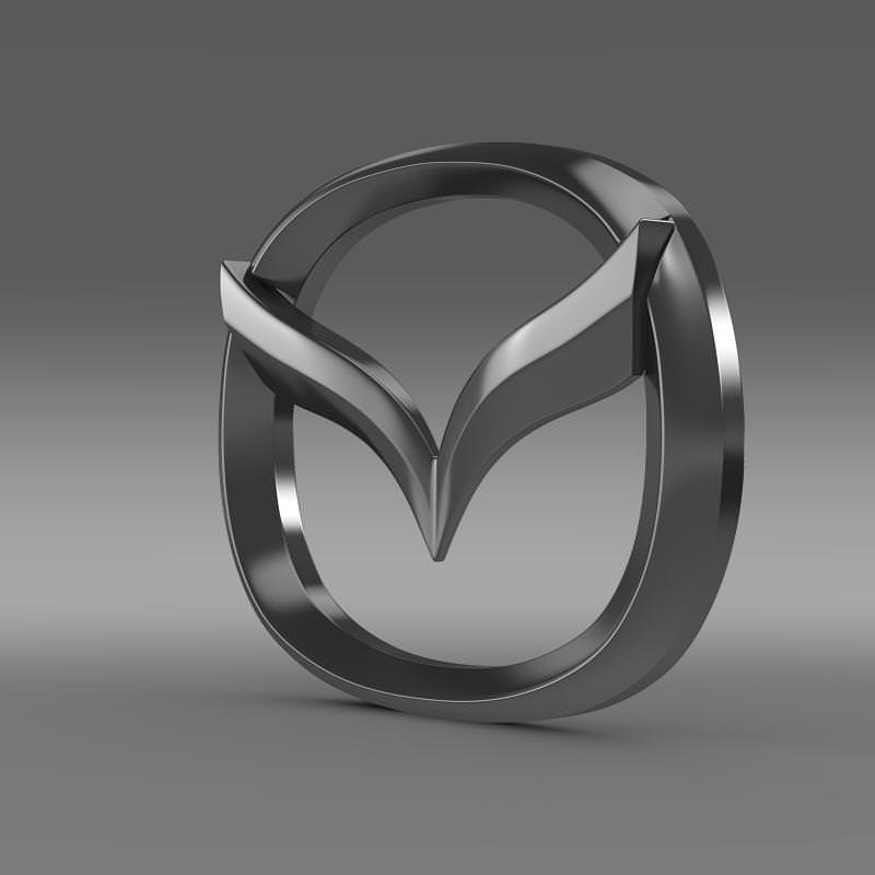 Mazda Logo 3D Model .max .obj .3ds .fbx .c4d .lwo .lw .lws ...