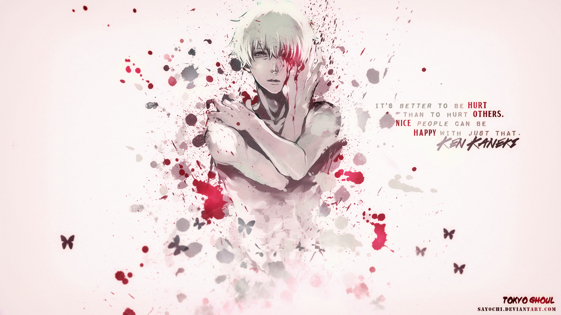 Tokyo Ghoul - Ken Kaneki manga Wallpaper by FavoriteRX on DeviantArt