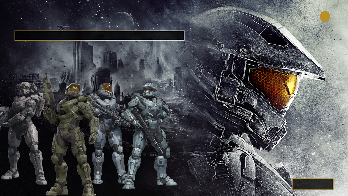 Custom Halo 5 Guardians Blue Team XBOX One background screen ...