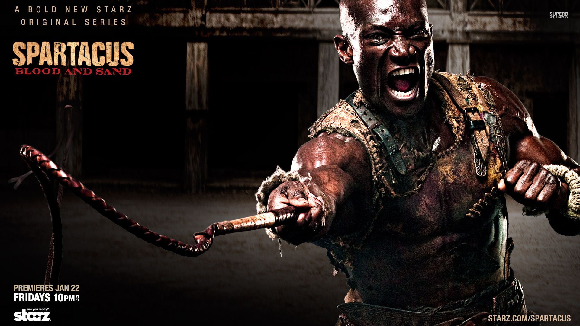 Oenomaus- Spartacus: Blood and Sand wallpaper - TV Show wallpapers ...