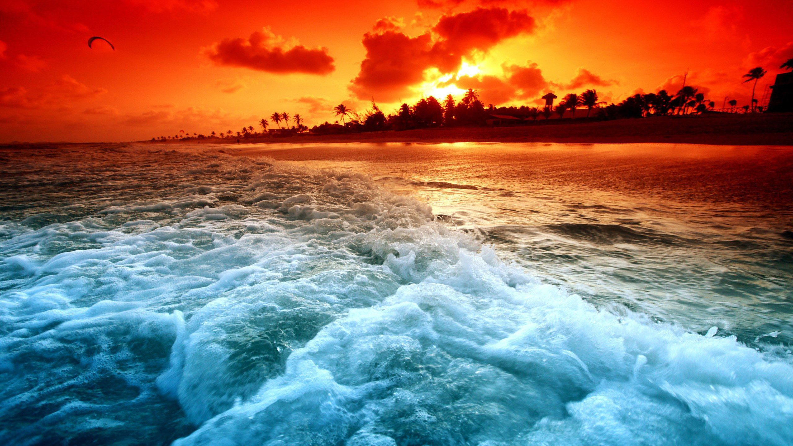 Beautiful beach sunset wallpaper 2560x1440 - (#25721) - High ...