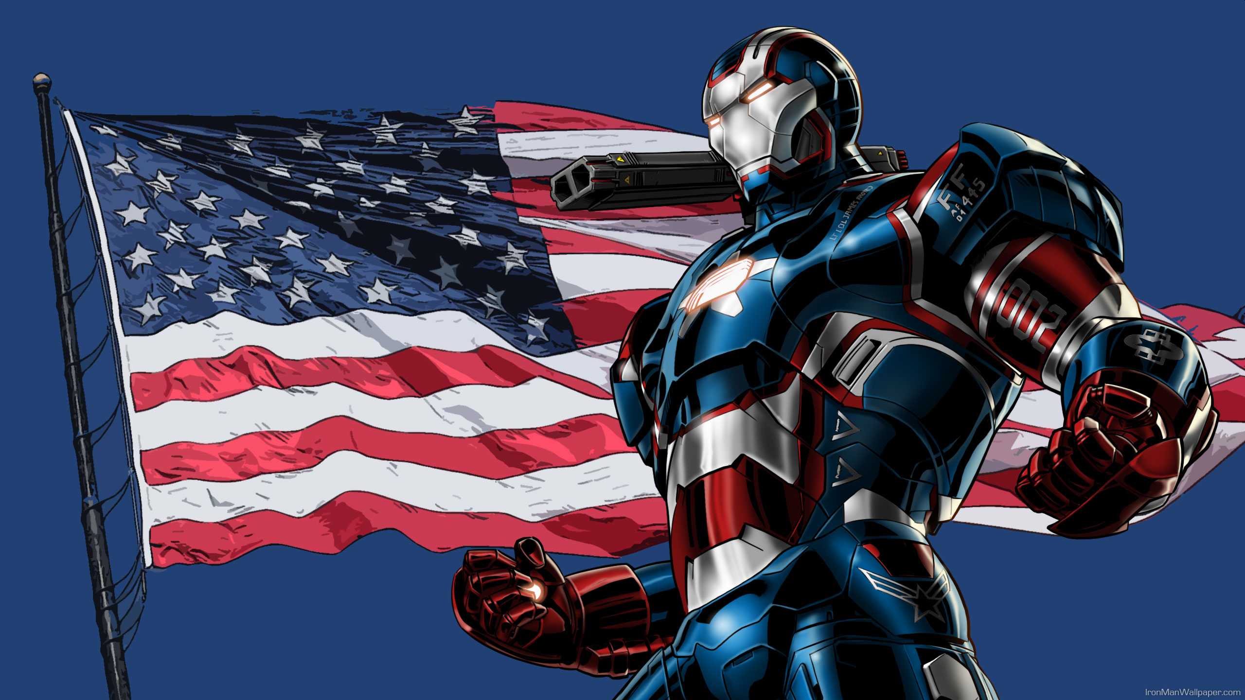 Iron Man Wallpaper » Iron Patriot