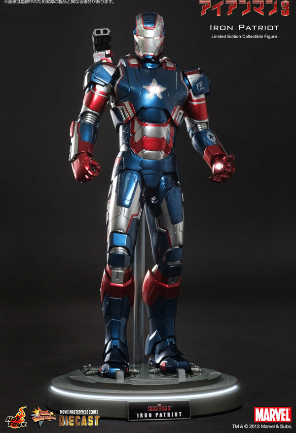 Iron Man 3] 1/6 Iron Patriot “DieCast Movie Masterpiece Series ...