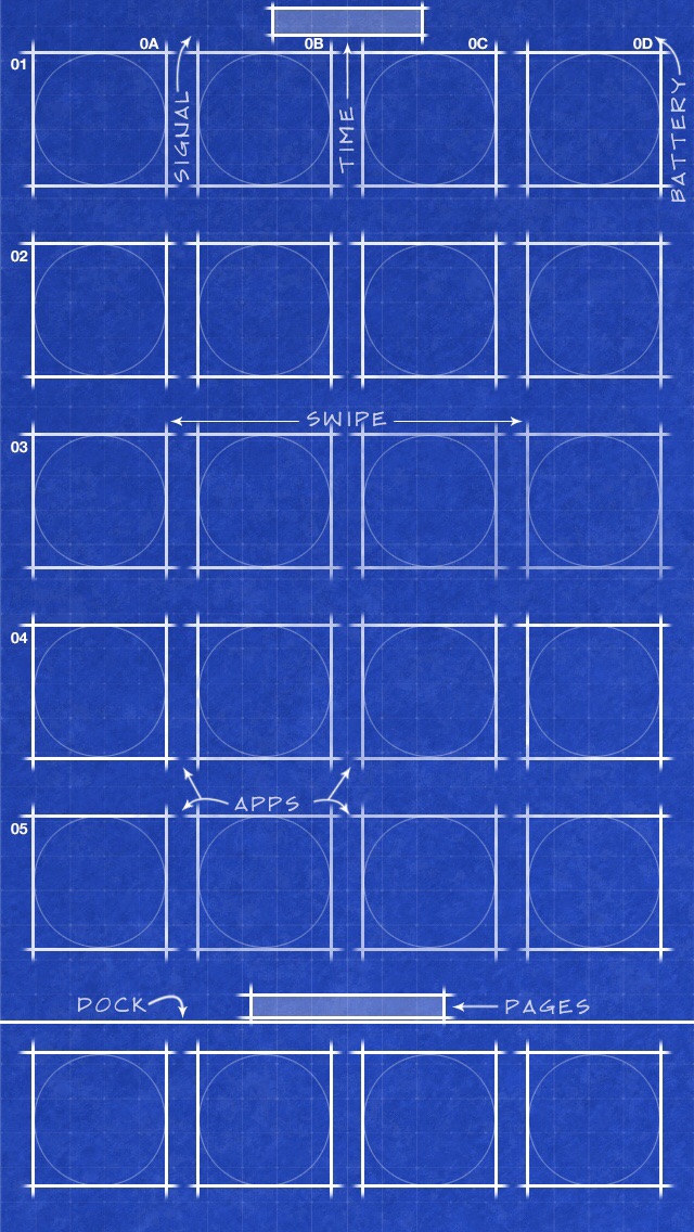 Trouble with Blueprint wallpaper for iPhone 6. Can anyone help fit
