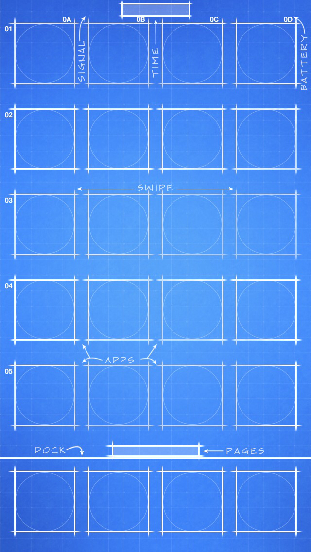 클리앙 > 자료실 > iOS 8 Blueprint Wallpapers