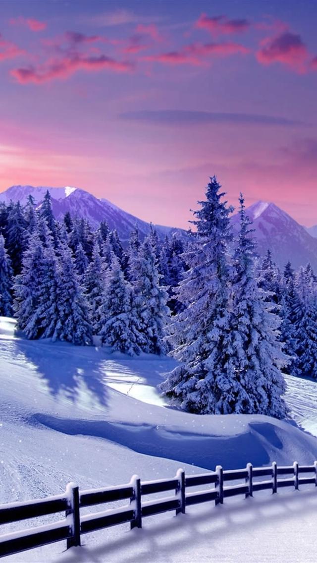 Iphone 5 Wallpapers Hd Blue Winter Snow Iphone 5 Hd Wallpapers