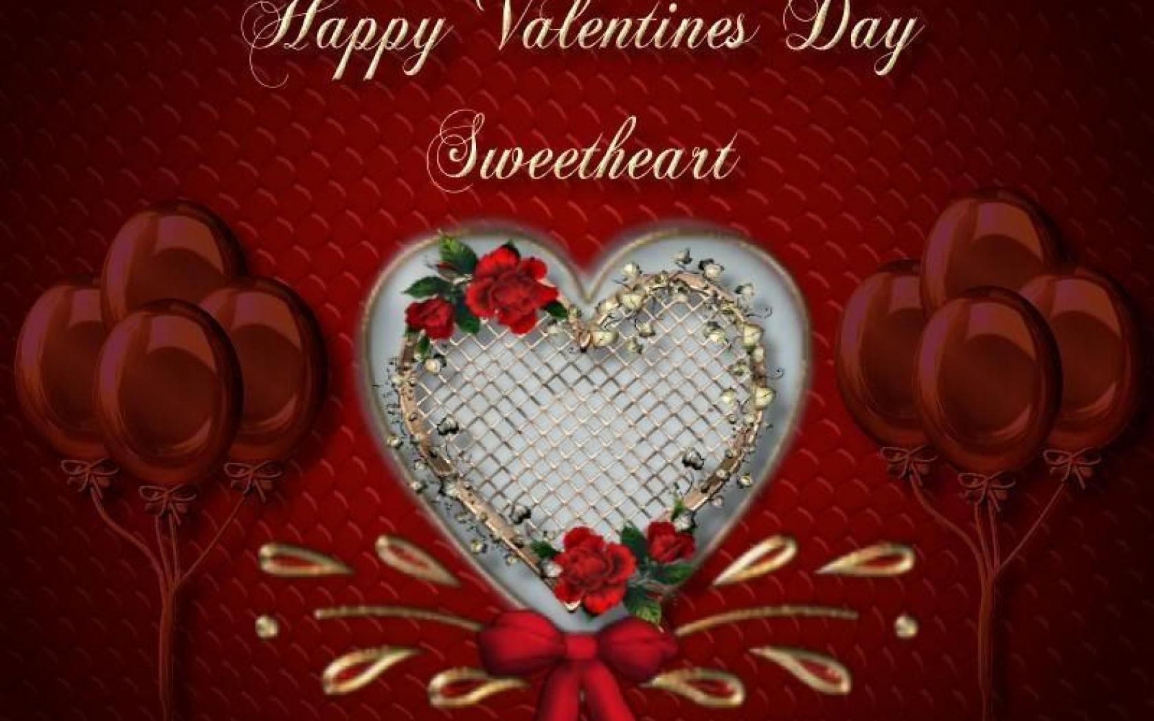 HAPPY VALENTINES DAY SWEETHEART WALLPAPER - (#51873) - HD ...