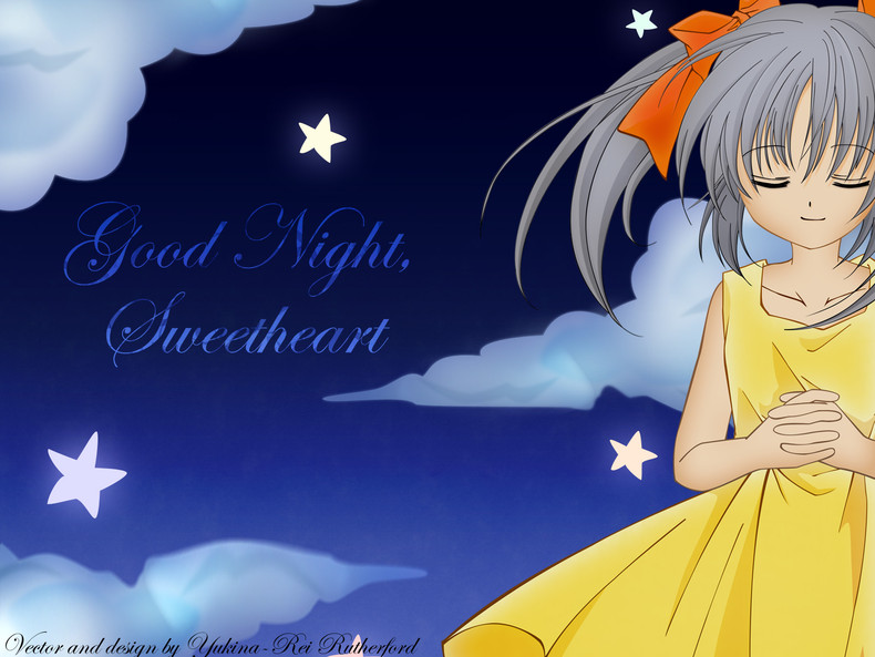 Good Night Sweetheart - Spiral Wallpapers | theAnimeGallery.com