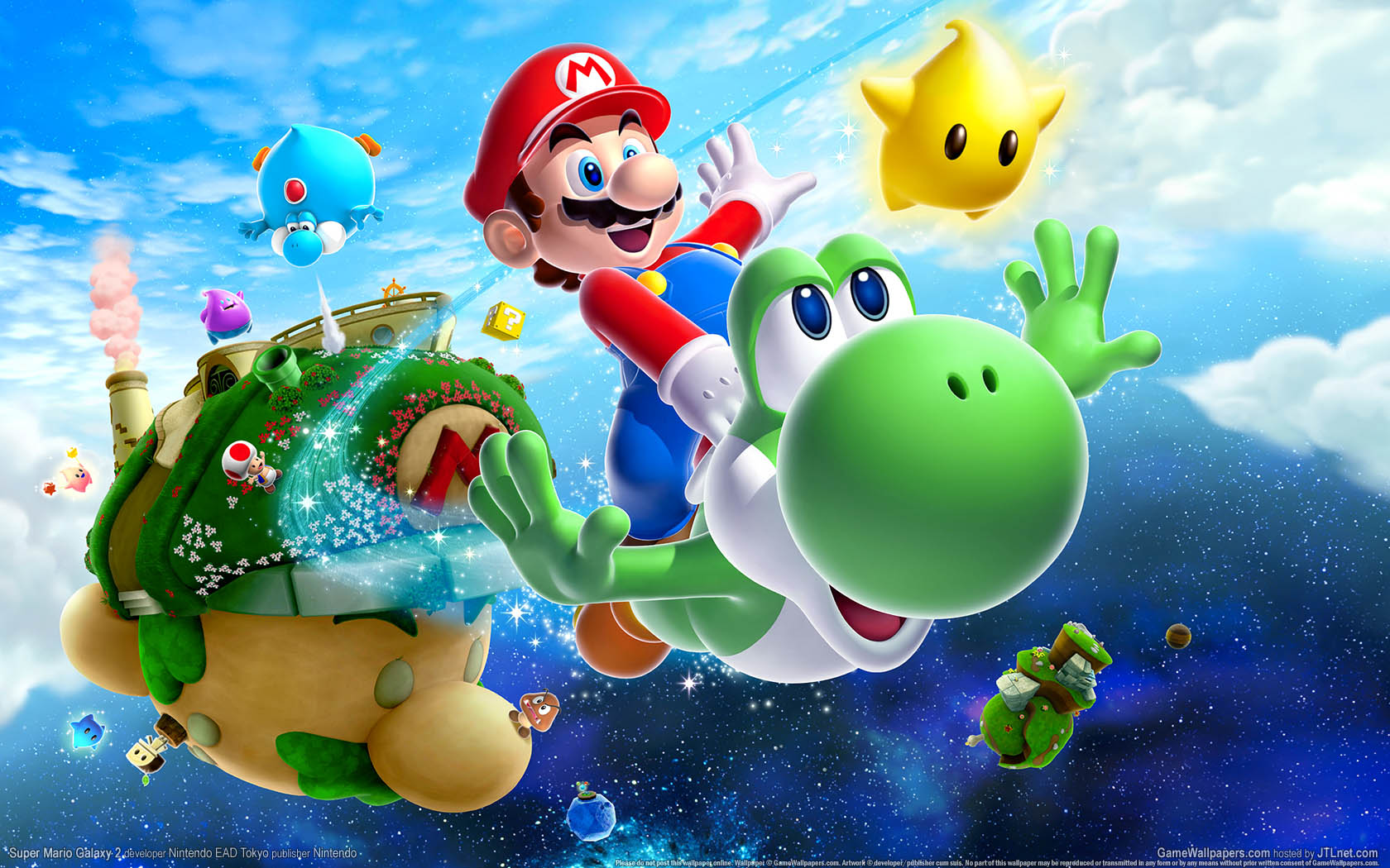 Super Mario Galaxy 2 - Wallpaper