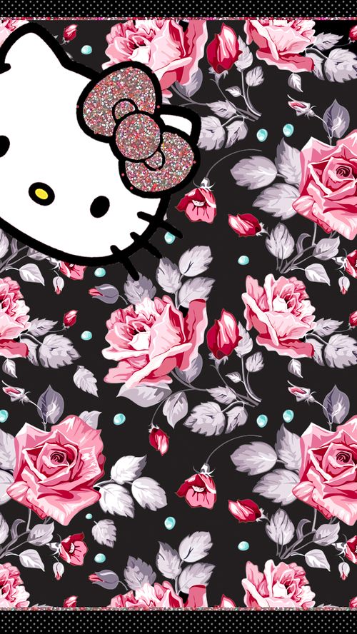 Hello kitty roses iPhone wallpapers Pinterest Hello Kitty