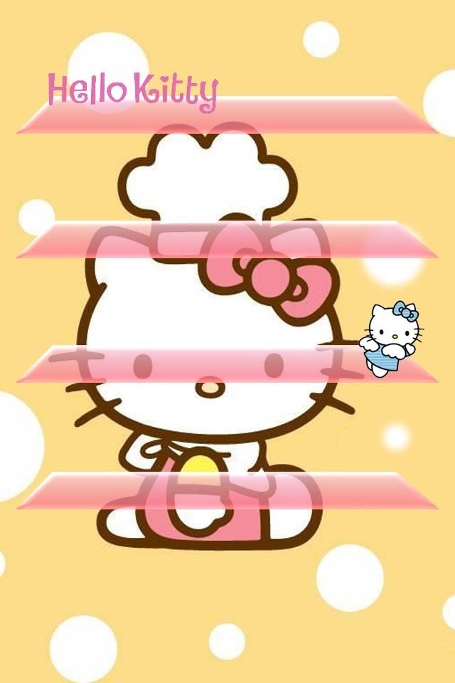 Hello Kitty cartoons background for your iPhone download free