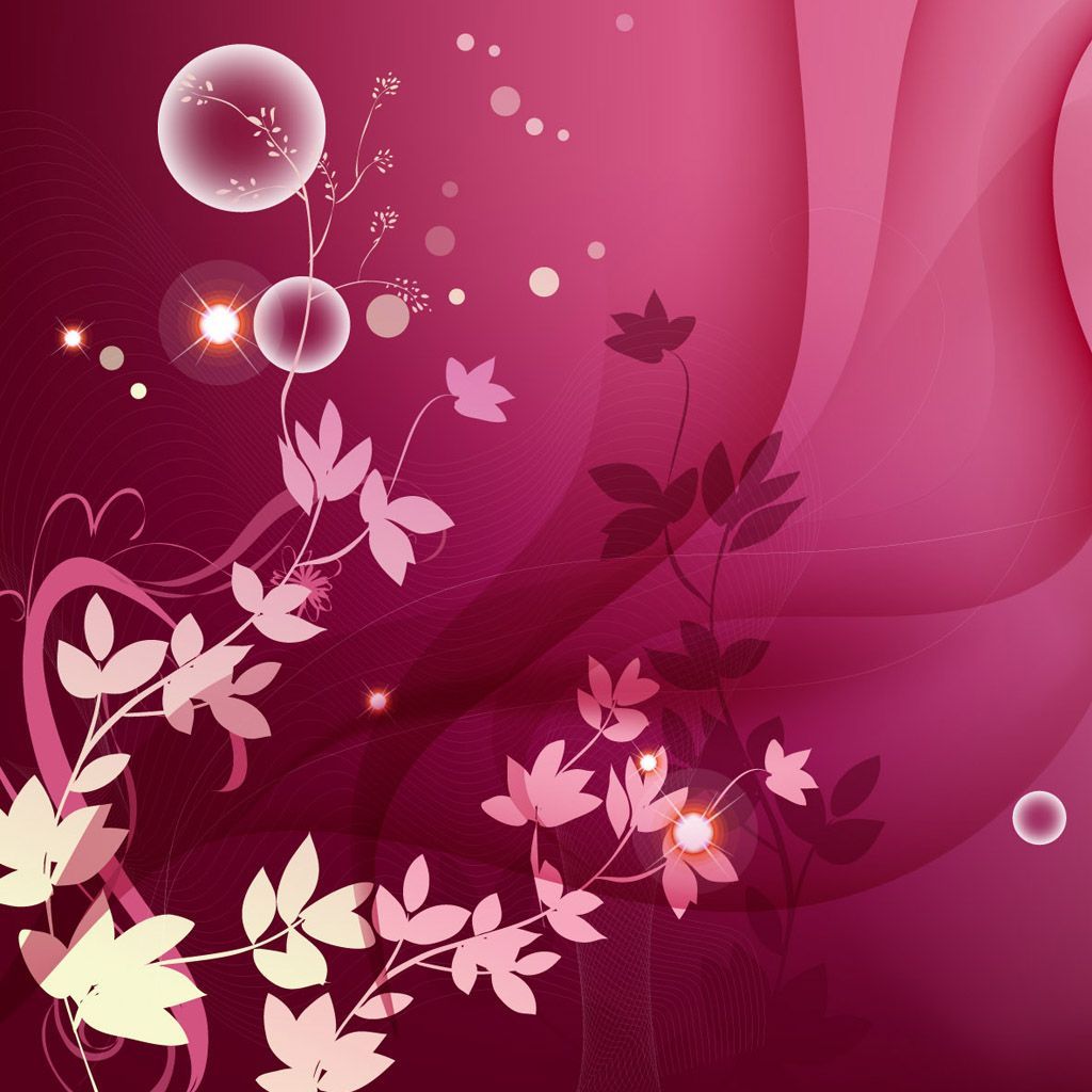 Pink floral background iPad Wallpaper Download | iPhone Wallpapers ...