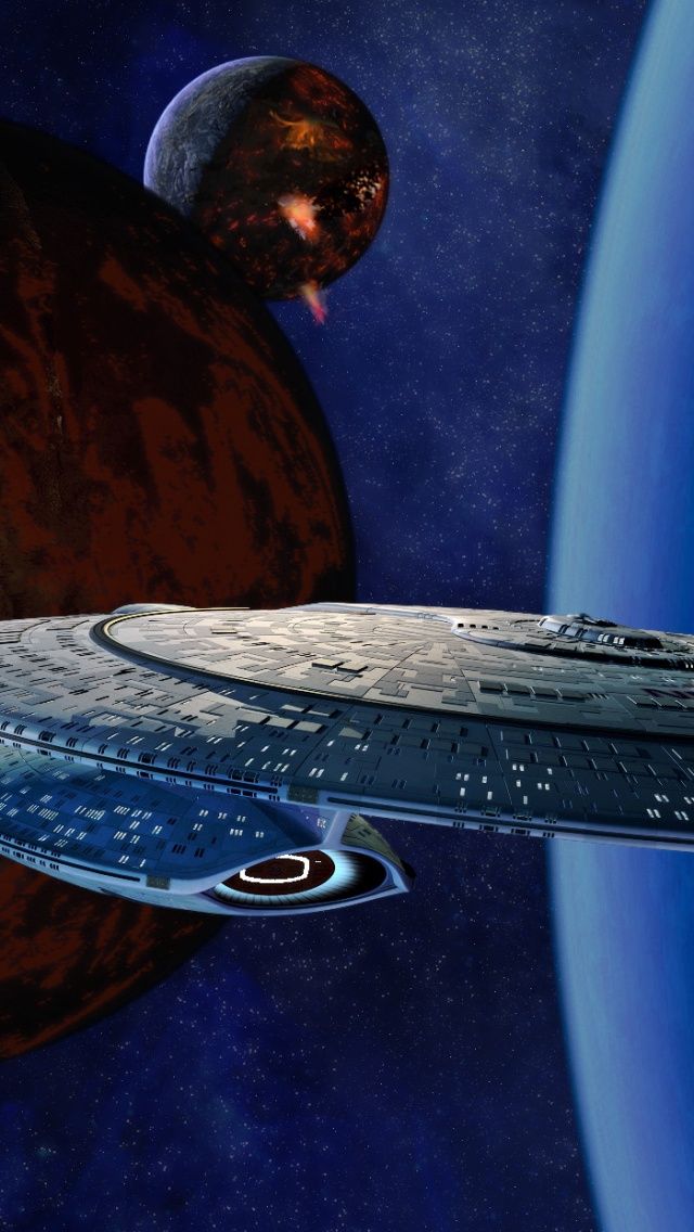Uss Enterprise Star Trek iPhone 5 Wallpaper | ID: 28724