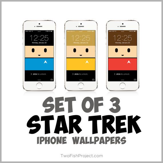 Star Trek iPhone wallpapers: Spock Scotty by TwoFishProject