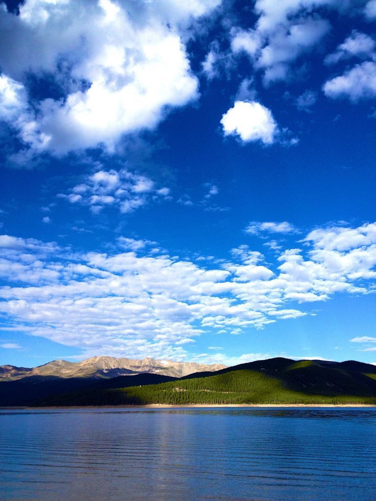 My iPhone / vertical wallpaper of the day. Turqouise Lake, CO ...