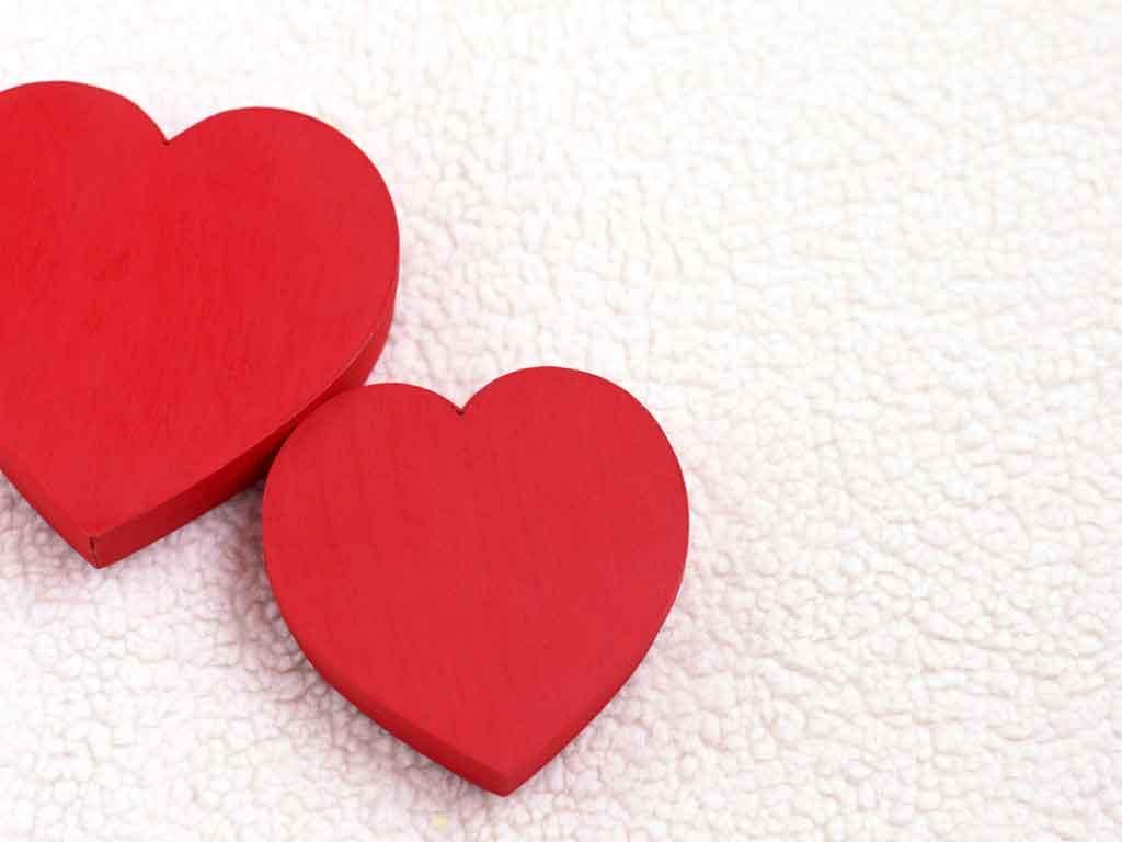 Free Wallpapers Two Hearts For Valentines Day Wallpaper 2015 HD