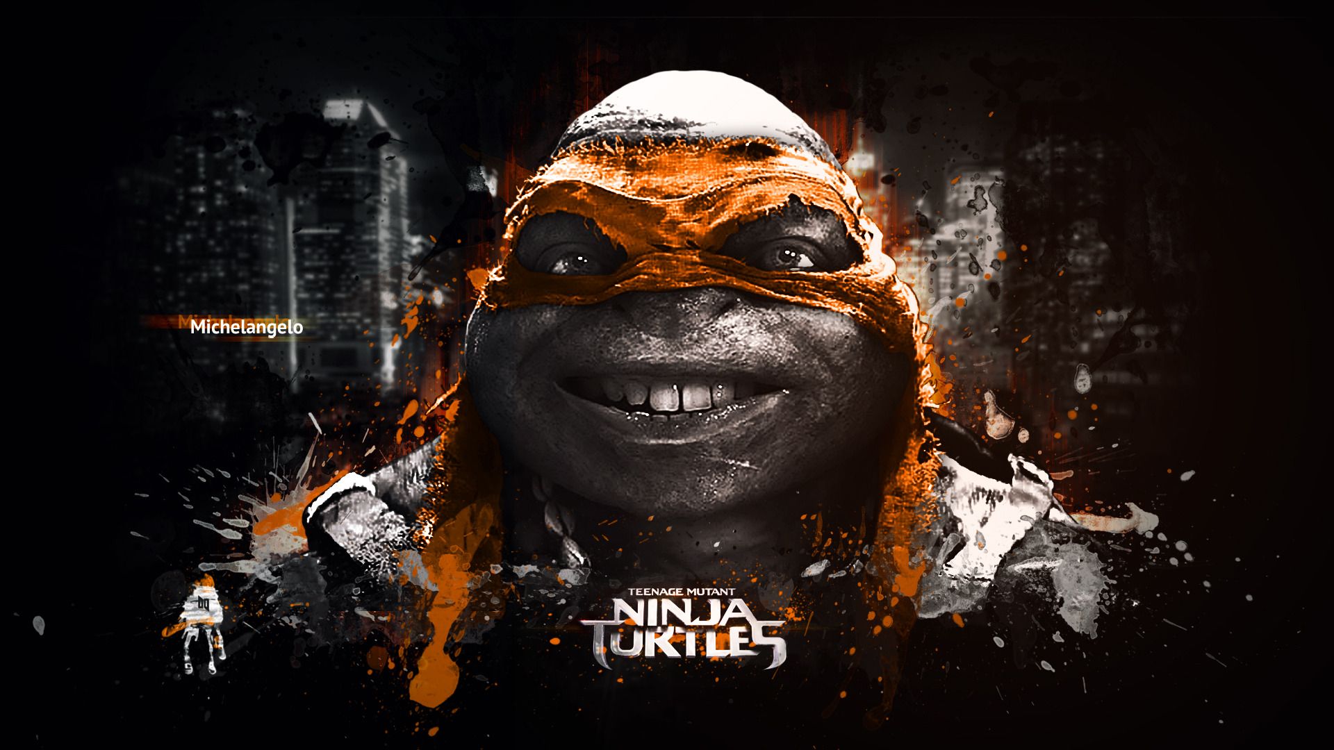 Teenage Mutant Ninja Turtles - Michelangelo - 1920x1080 - Full HD ...