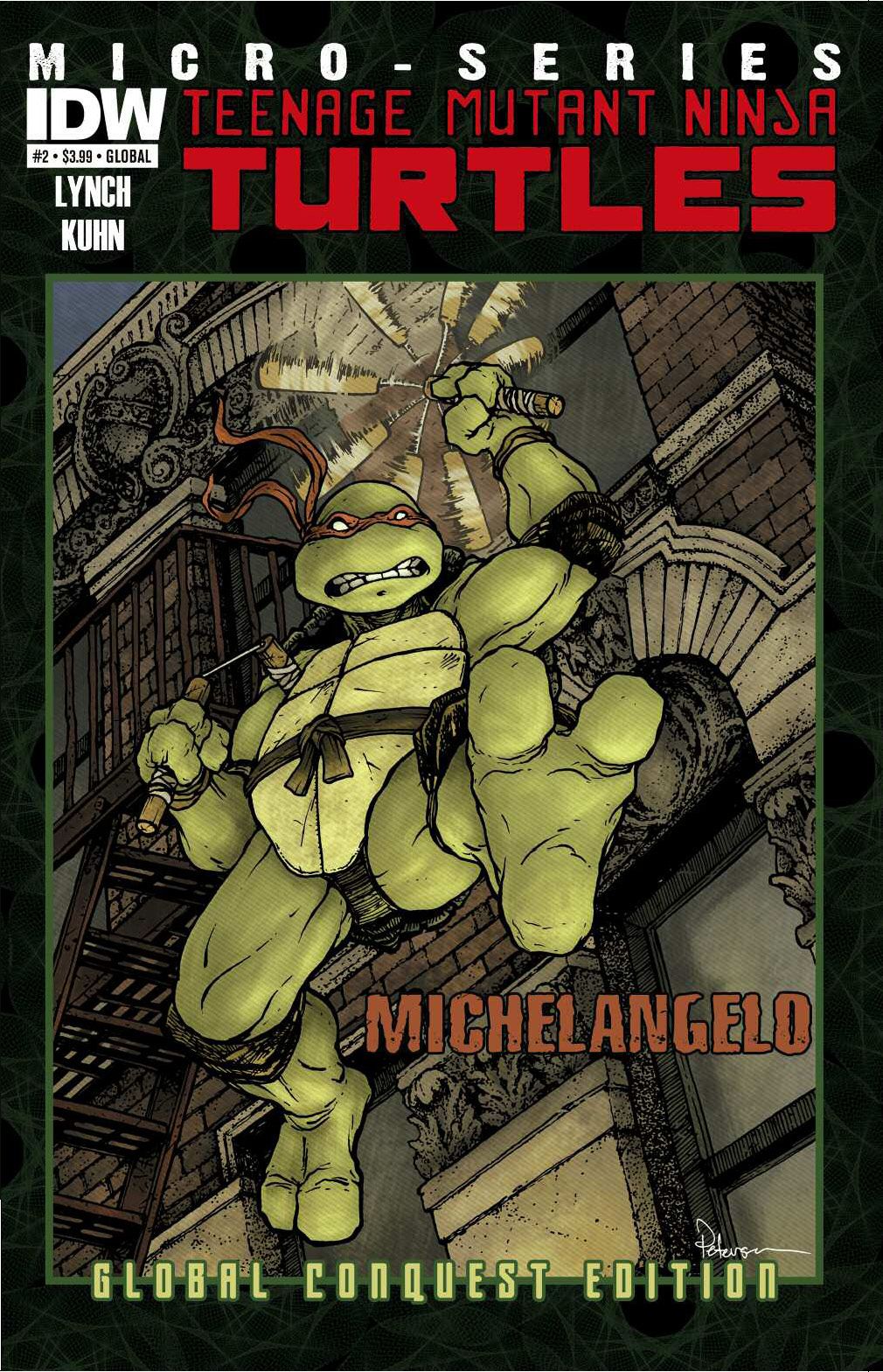 IDW Teenage Mutant Ninja Turtles (TMNT) Michelangelo Cover ...