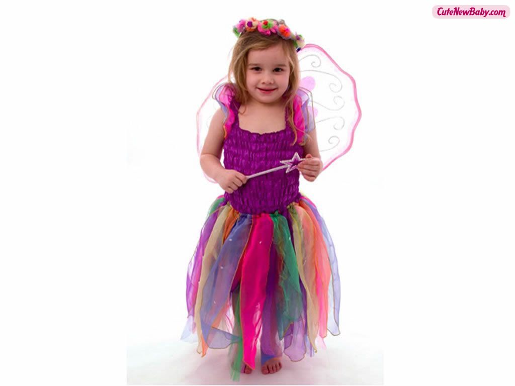 Baby Girl Wallpaper – Beautiful Costume Dress - CuteNewBaby.com