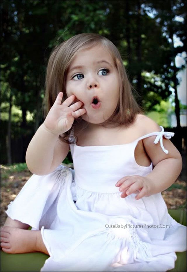 baby girl amusing face baby girl hd wallpapers in white dress ...
