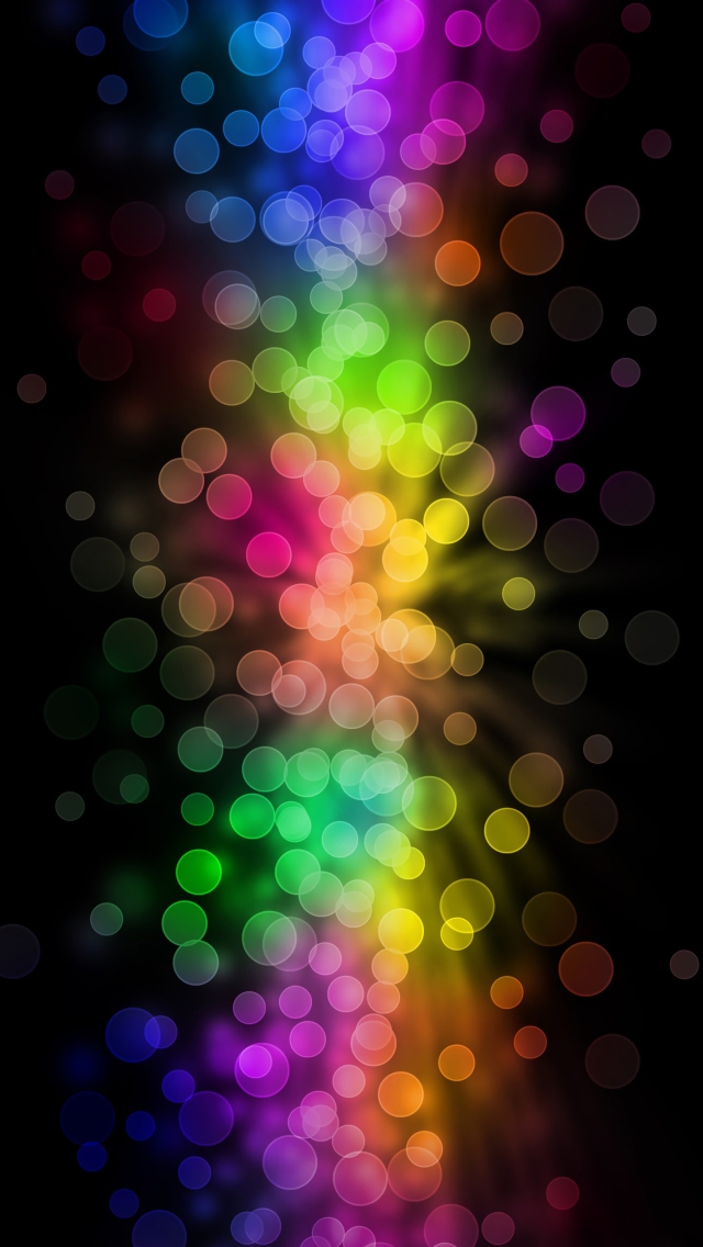 Colorful Bokeh iPhone 5 Wallpaper / iPod Wallpaper HD - Free Download