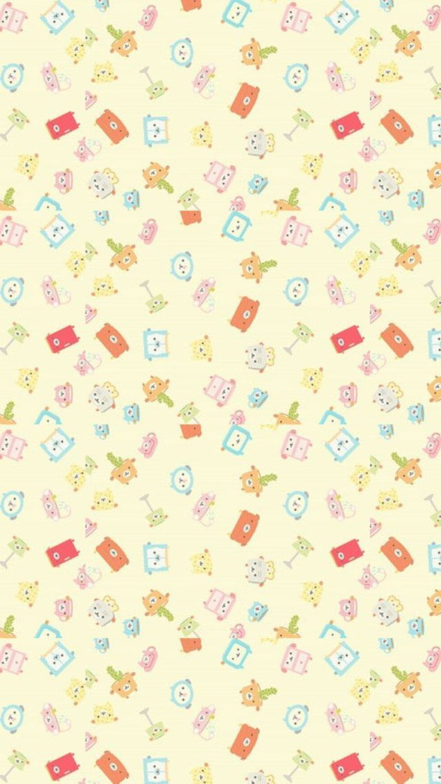 Cute cartoon background iPhone 5s Wallpaper Download | iPhone ...