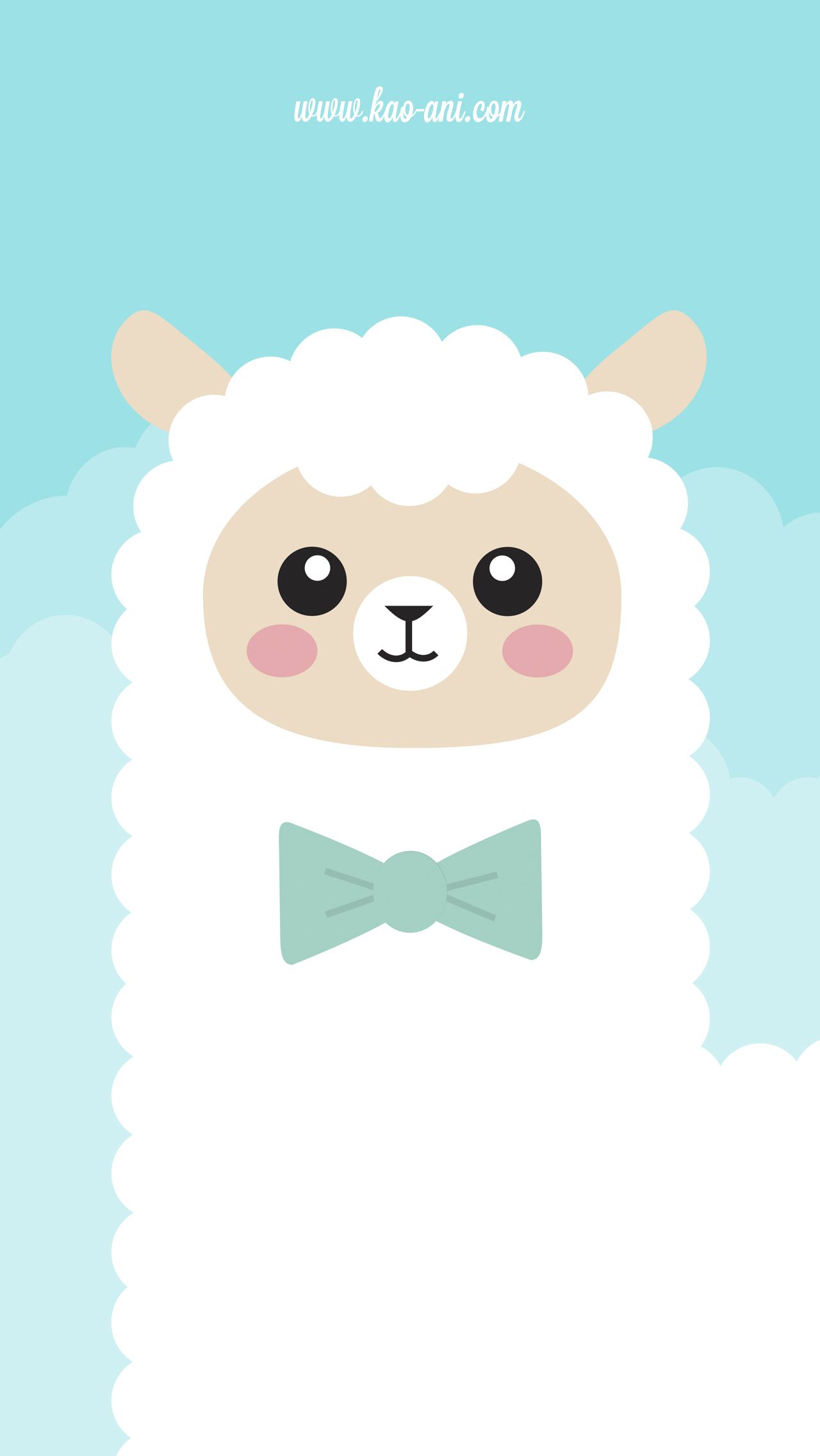 Alpaca iPhone Wallpaper | Kao-ani.com