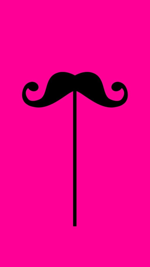 Iphone 5 Wallpapers: Cute Moustache | PicFish