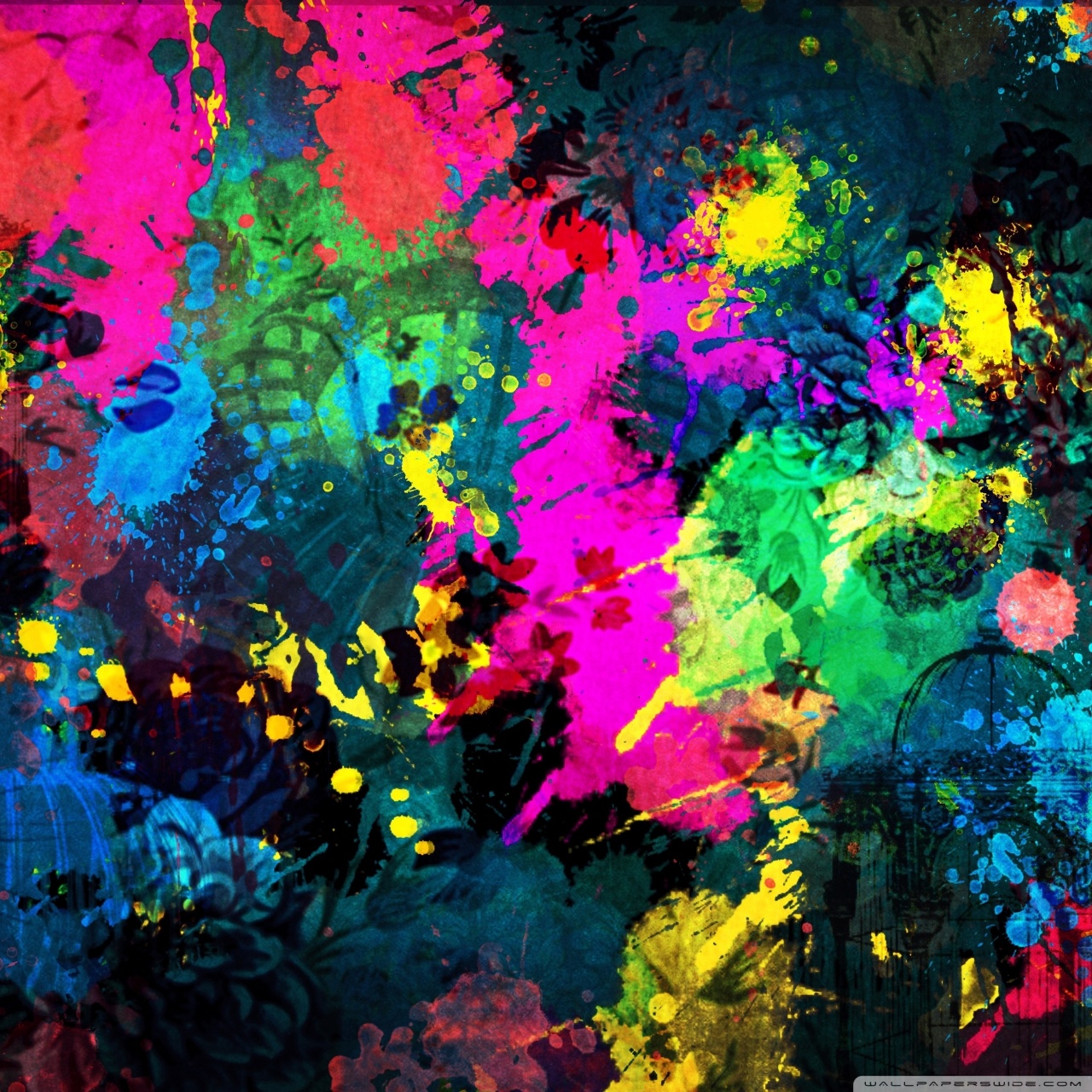 Colorful Paint Splatter HD desktop wallpaper : High Definition ...
