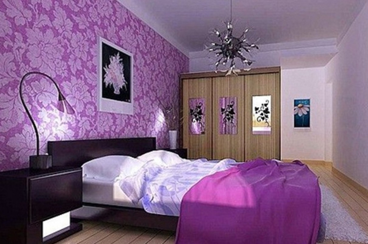Easy Plain Simple Wallpaper Designs For Bedrooms On Bedroom With ...