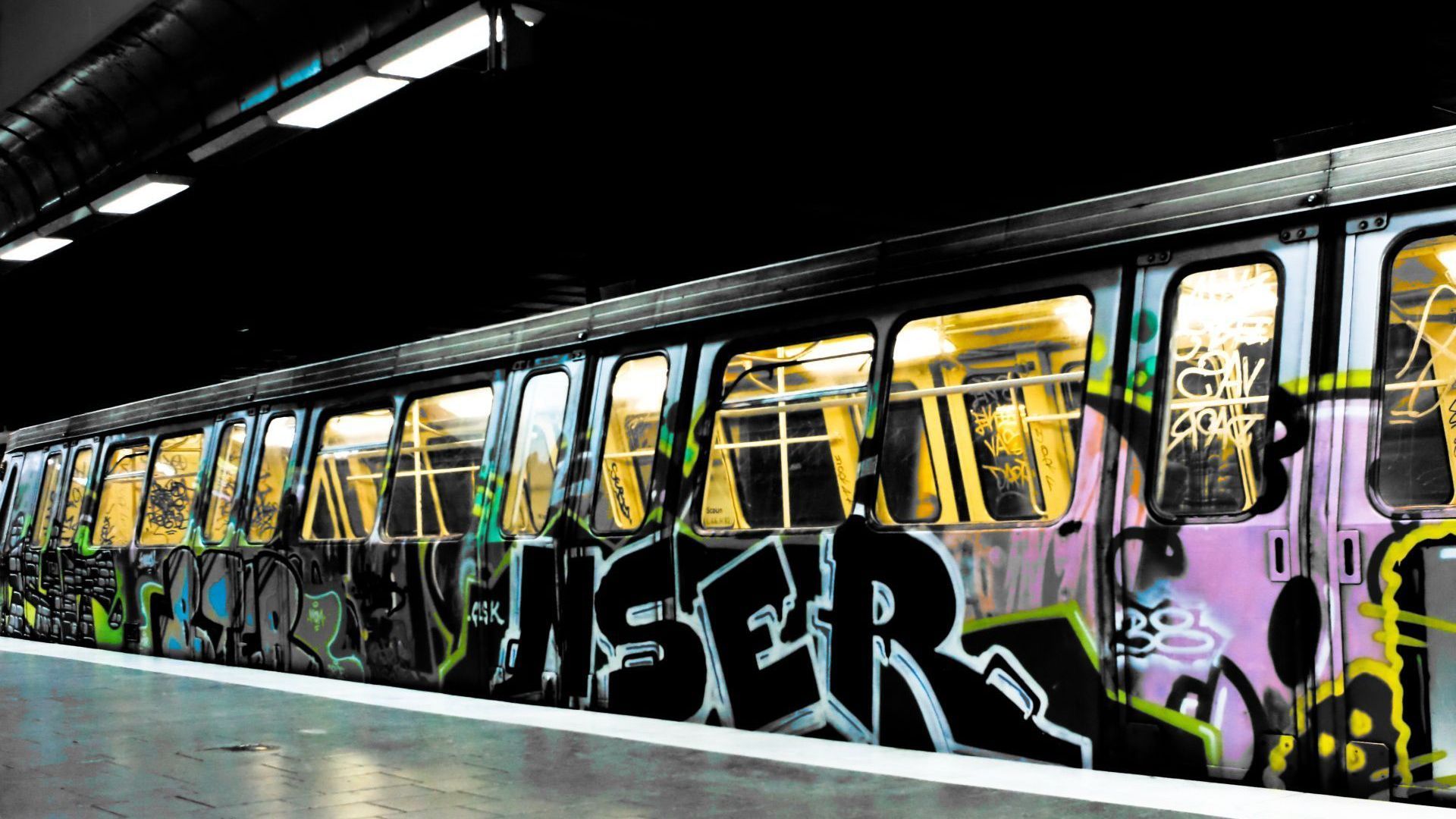 Train Graffiti HD Wallpaper 1920x1080 ID31749
