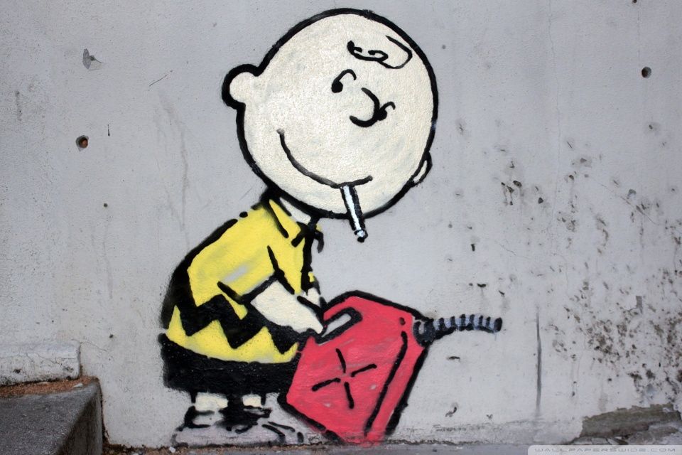 Charlie Brown Peanuts Graffiti Wallpapers | Hd Wallpapers
