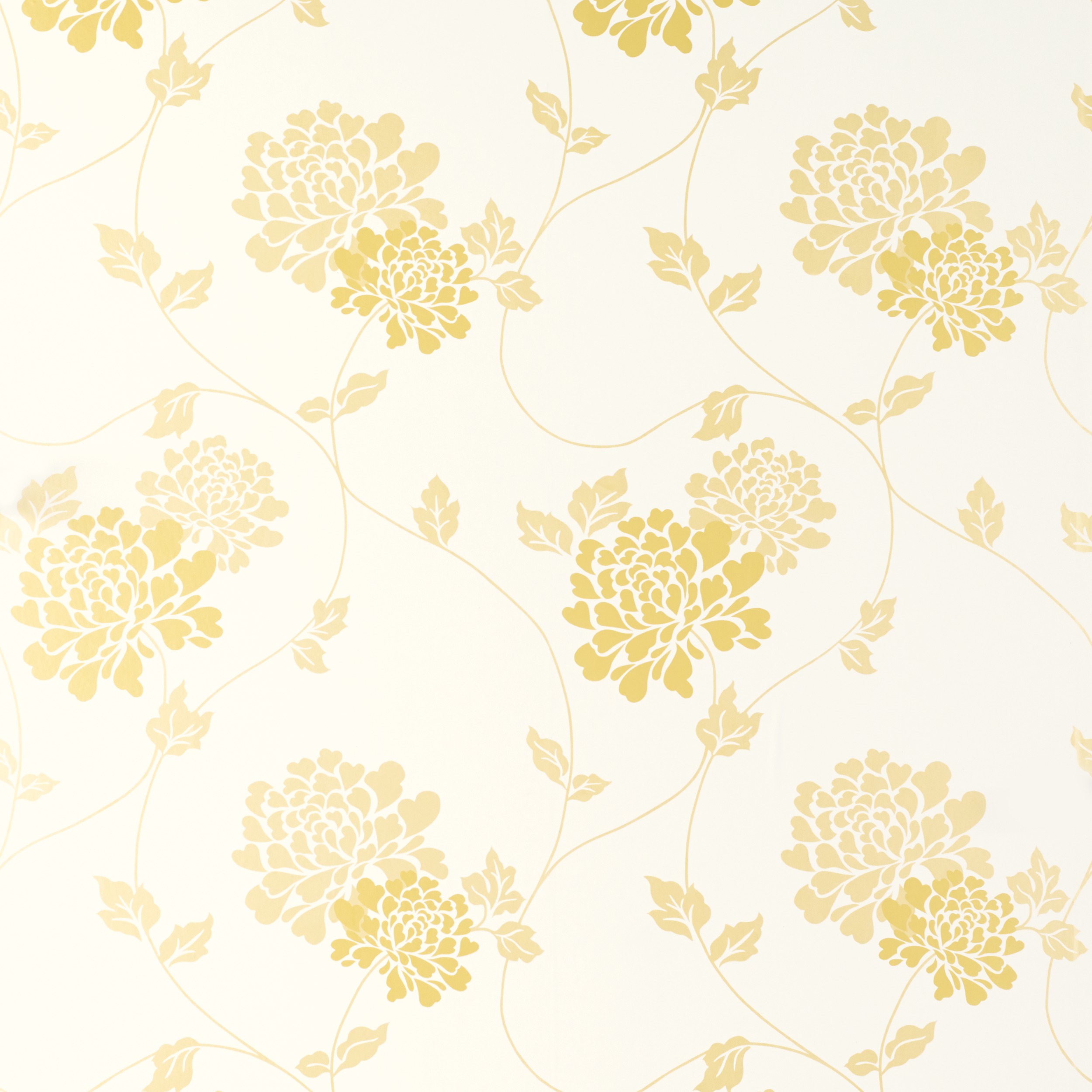 White Floral Wallpaper: [fuldsgn]