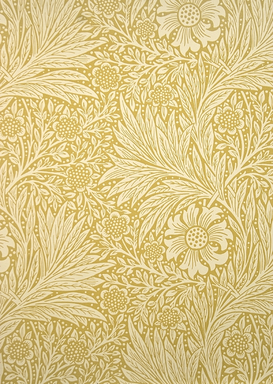 Marigold Wallpaper by William Morris | Yellow Floral Wallpaper