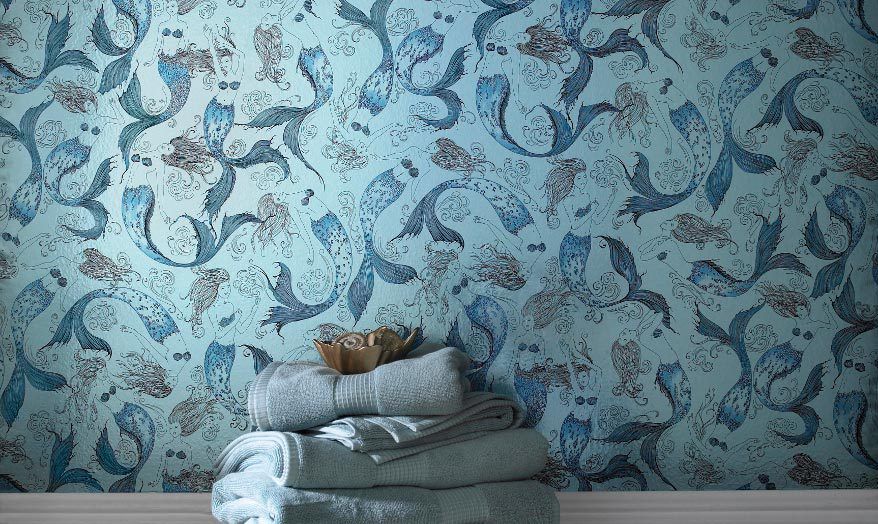 Novelty Wallpaper - Colourful Living Space | Trendy Design Wallpaper