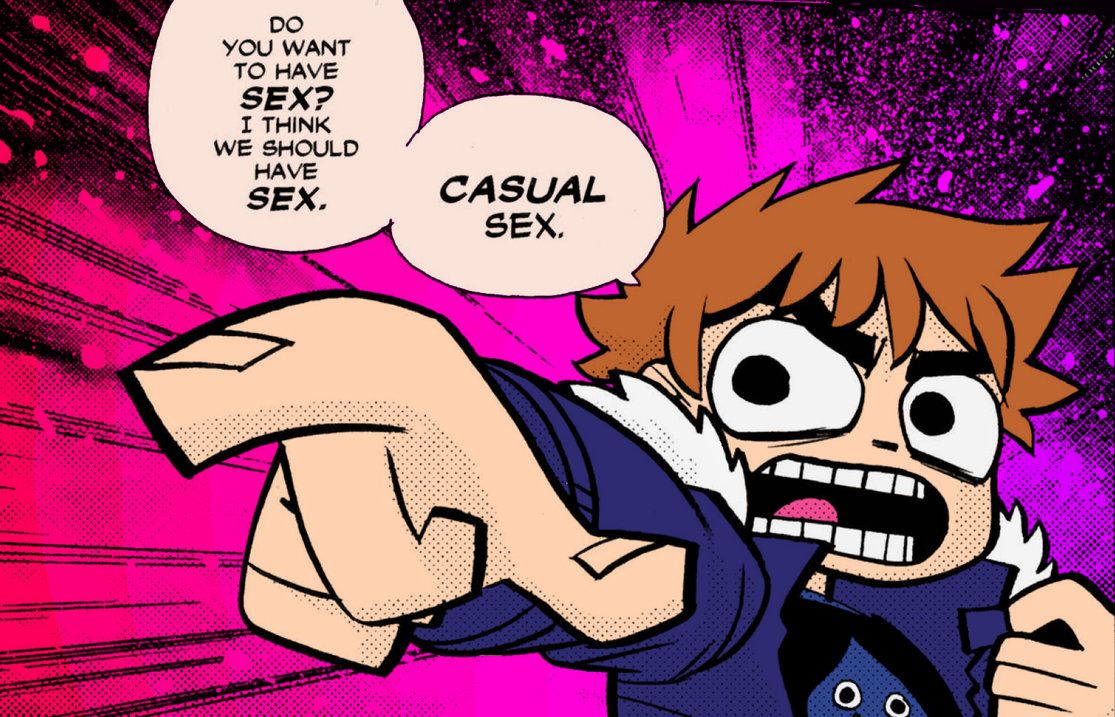 Scott Pilgrim Casual Sex Valentines Edition by BaconDoesEverything
