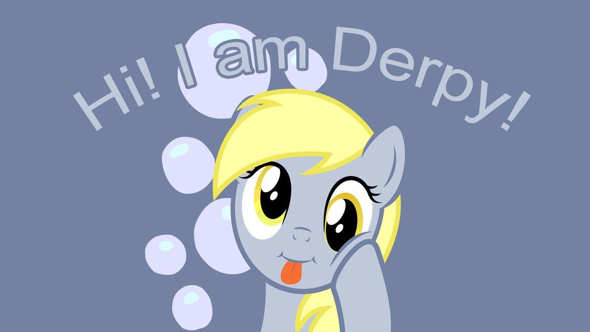 Hi! I am Derpy! - Wallpaper by P3r0 on DeviantArt