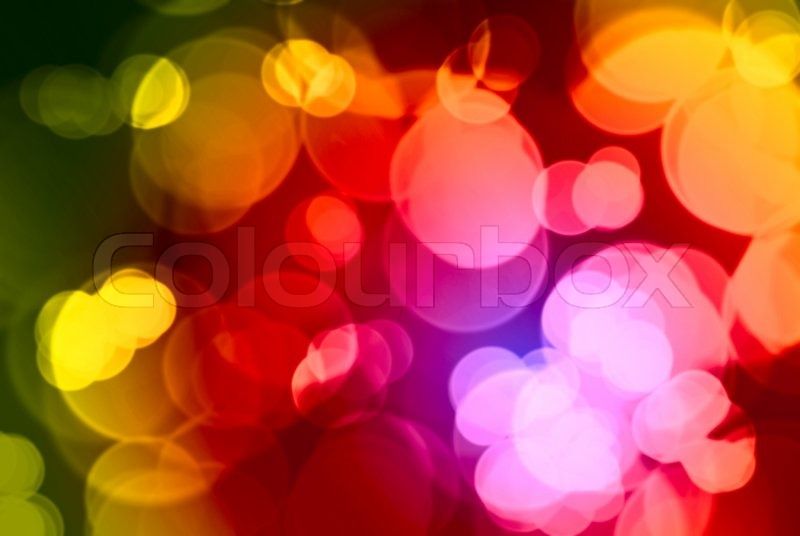 Beautiful abstract warm color background of holiday lights Stock