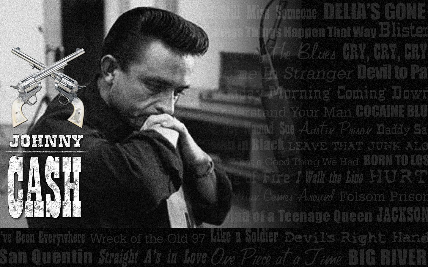 Johnny Cash - wallpaper.