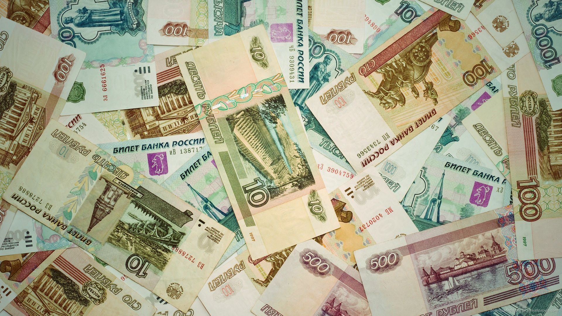 HD Russian Money Wallpaper