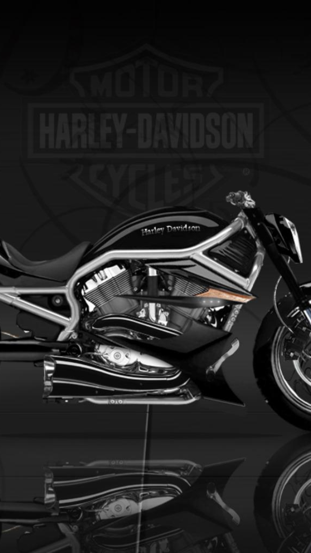 Harley Davidson Bike iPhone 5 Wallpaper (640x1136)